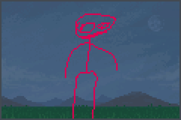 Ruby Stickman Pixel Art