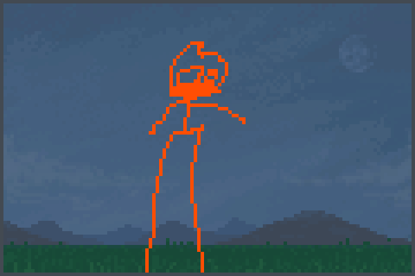 Bass Stickman Pixel Art