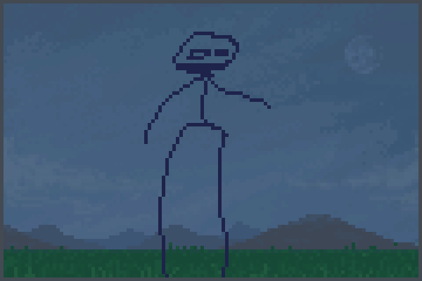 Drums Stickman Pixel Art