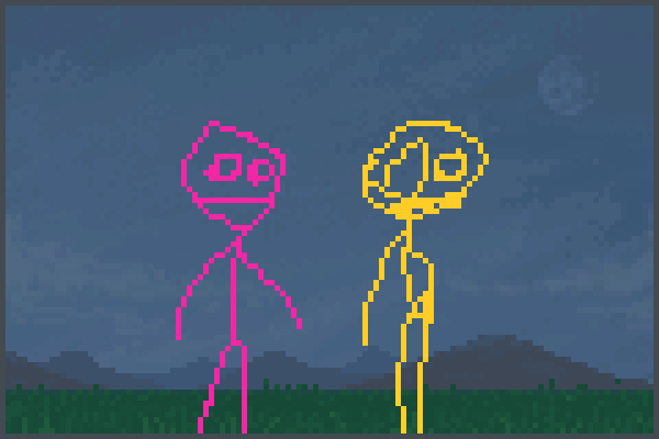 PinkandYellow Pixel Art