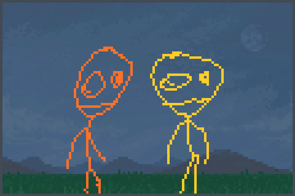 OrangeandYellow Pixel Art