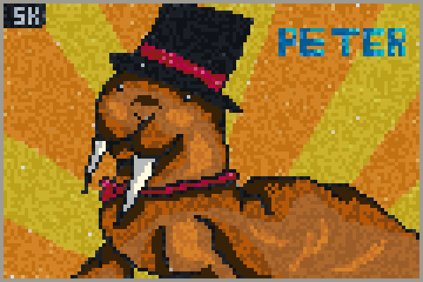 Warlrus Pixel Art