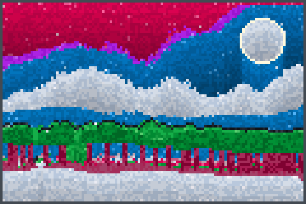 Rare Scenery Pixel Art