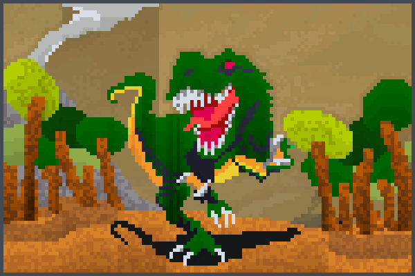 TRexPixelArt Pixel Art