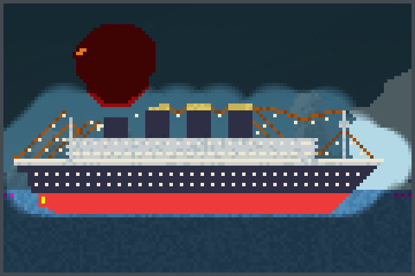 Titanic goesbam Pixel Art