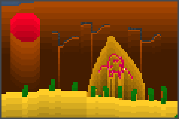 putted desert Pixel Art