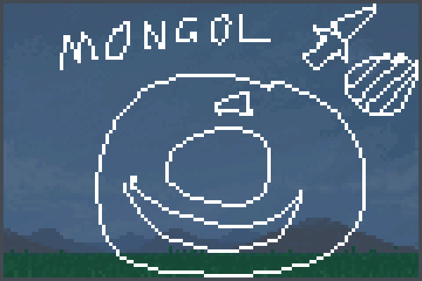 MONGOL Country Pixel Art