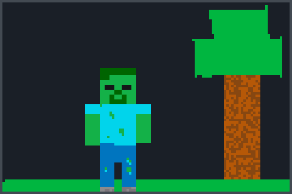 zombie xd Pixel Art