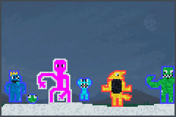 rainbow friends Pixel Art