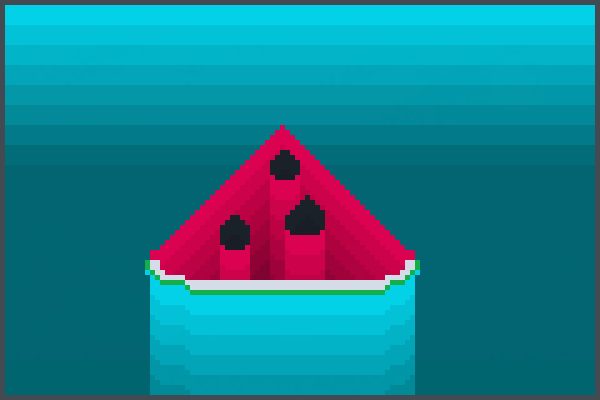 watermelom Pixel Art