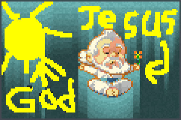 the real god... Pixel Art