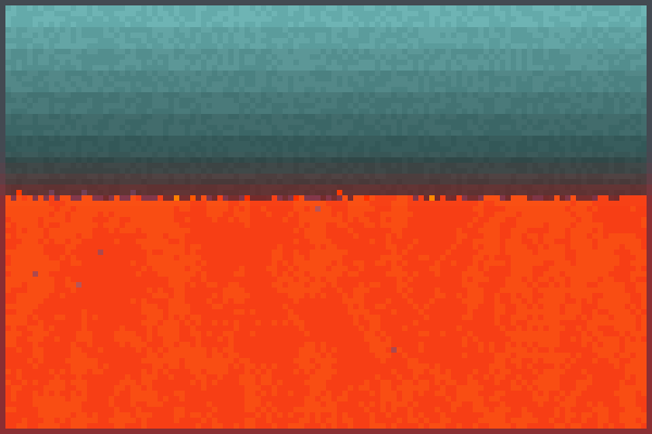 vapor y lava XD Pixel Art