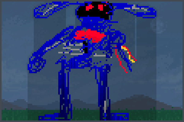 w.bonnie fnaf 2 Pixel Art