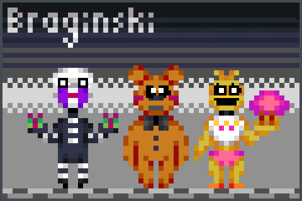 FNAF 2 XD 5 est Pixel Art