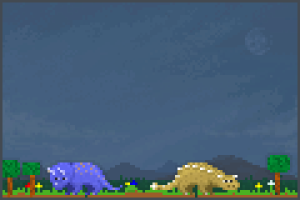 din0  park Pixel Art