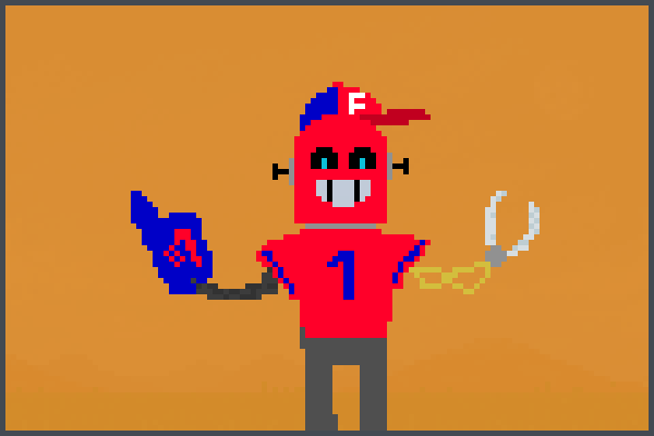 Fan Bot Pixel Art