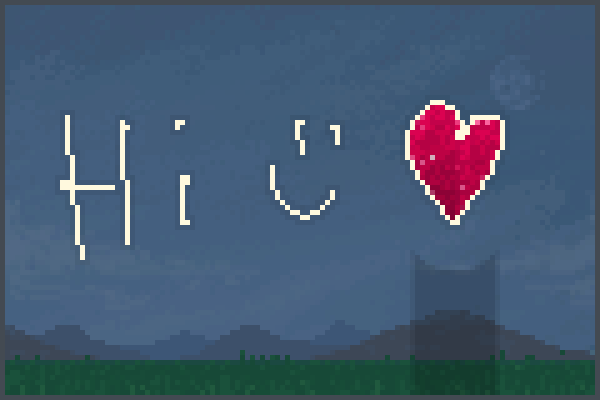 Hello 1 Pixel Art