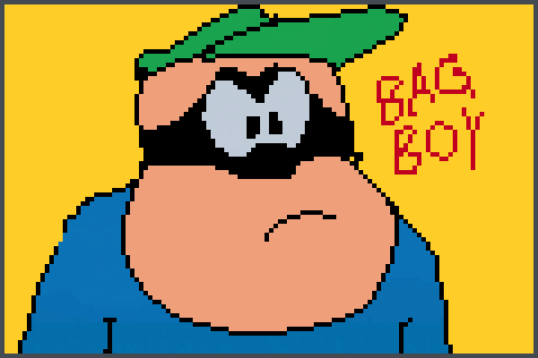 Bagboy Pixel Art