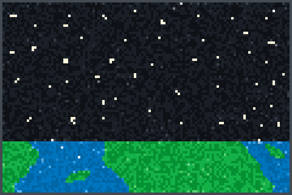 Edge of space Pixel Art