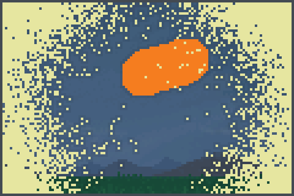 Lava vs seieklo Pixel Art