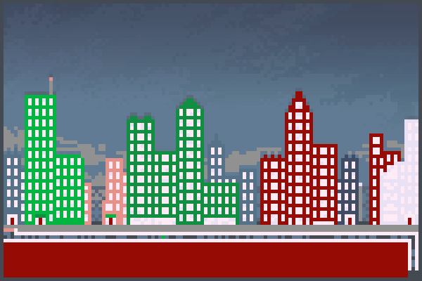 Una lindaCiudad Pixel Art