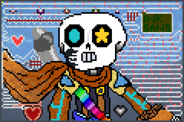 Ink sans theme Pixel Art