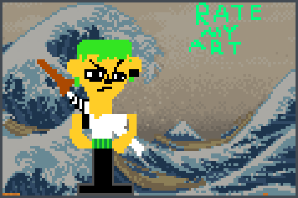 Zoro art Pixel Art