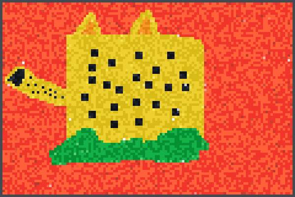 Leopard fruit Pixel Art