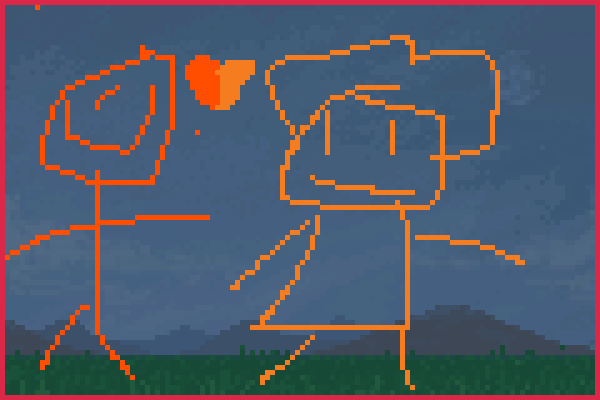 Fire x lava Pixel Art