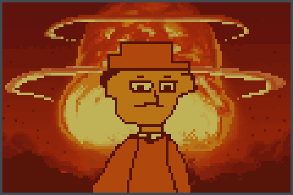 Oppenheimer Pixel Art