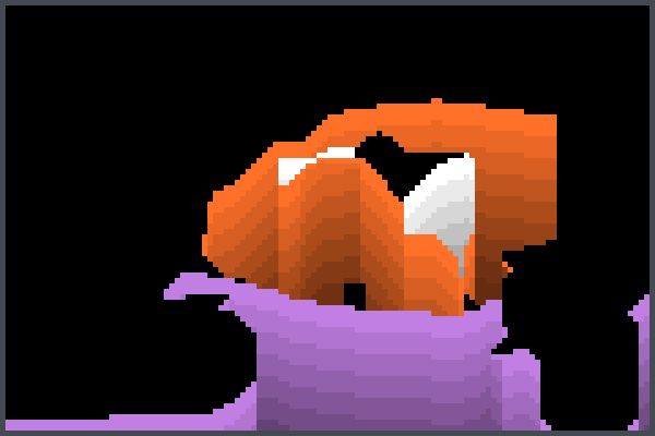 Qbert yuk21 Pixel Art