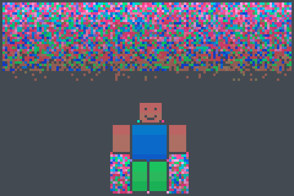 noob te roblox Pixel Art