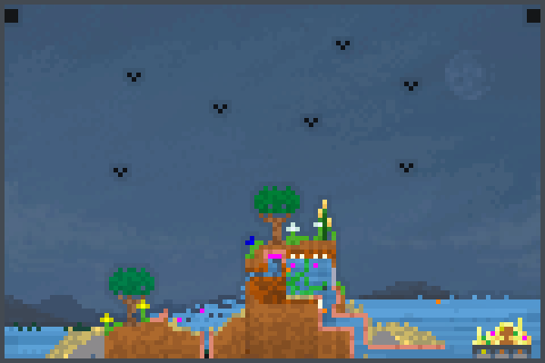 fishy island Pixel Art