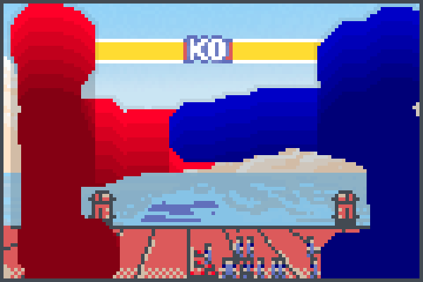 RedSvsBlueGrun Pixel Art