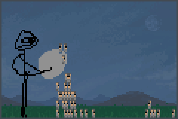 Stickman Grunt Pixel Art