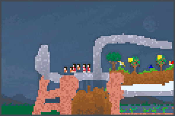 worms bees fish Pixel Art