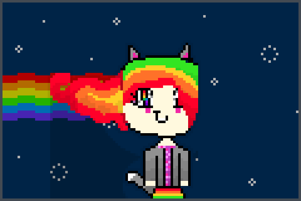 que chica cuter Pixel Art