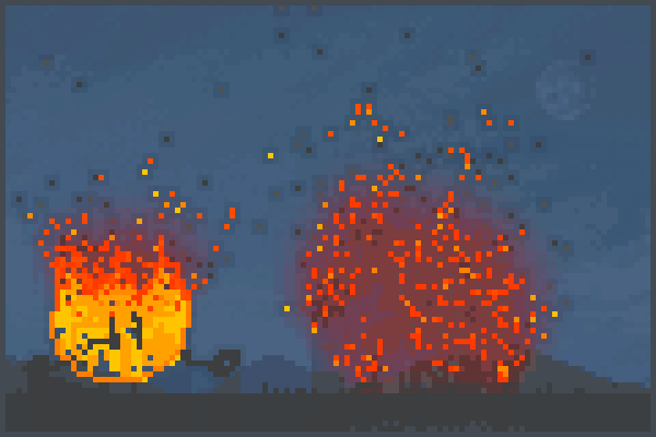 fuego es fuego  Pixel Art