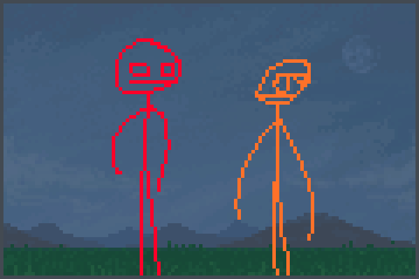 RedandOrange Pixel Art