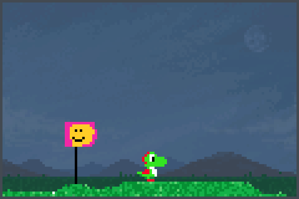 Yoshi Yarn Se35 Pixel Art