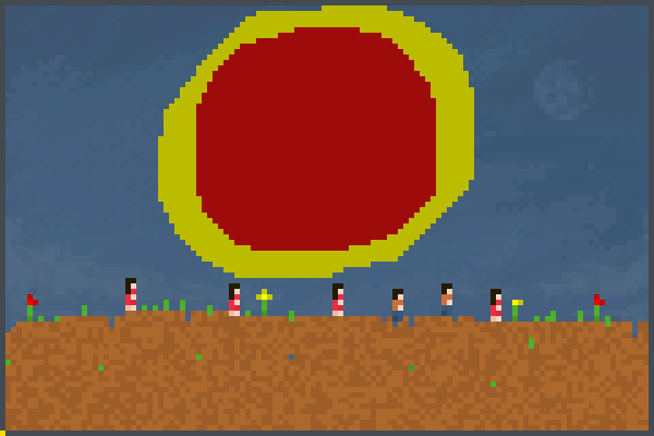 the world is ov Pixel Art