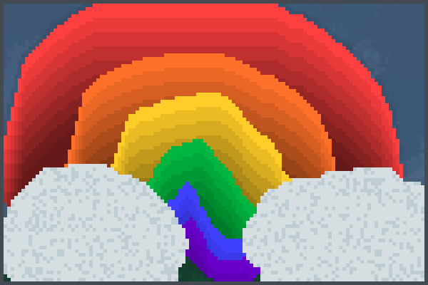 Just a rainbow1 Pixel Art