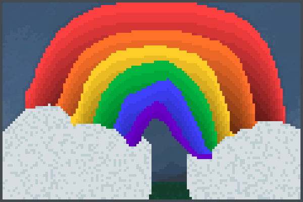 rainbow8colors8 Pixel Art