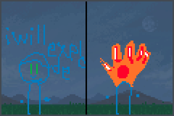 i will explode Pixel Art