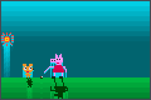 Pixel Art Piggy Pixel Art