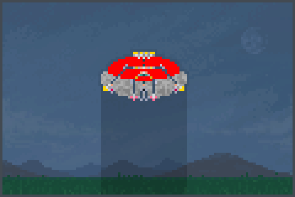 pretty big ufo_ Pixel Art