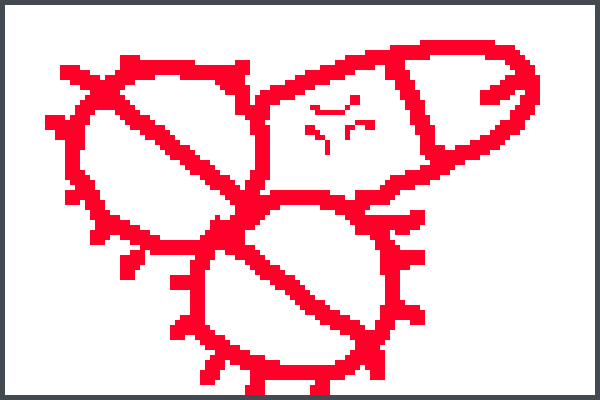 Block Cock Pixel Art