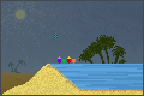 Beach Tj7439 Pixel Art