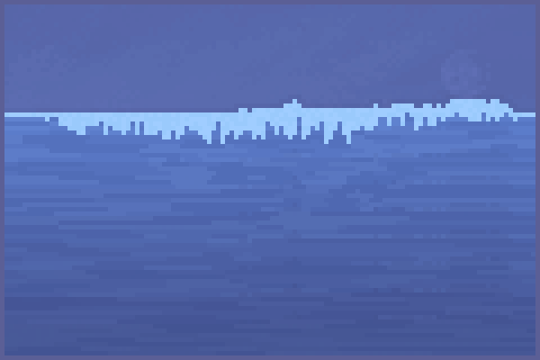 its sea water  Pixel Art