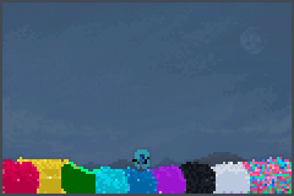 blue its my col Pixel Art